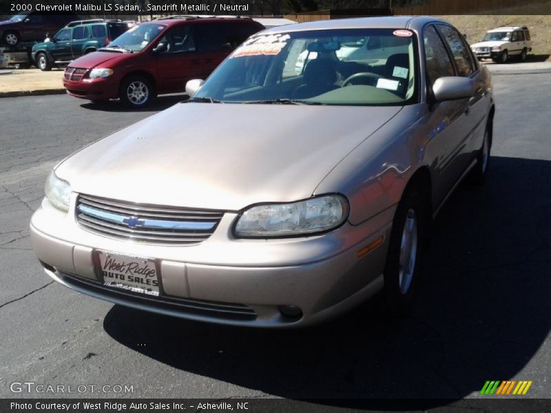 Sandrift Metallic / Neutral 2000 Chevrolet Malibu LS Sedan