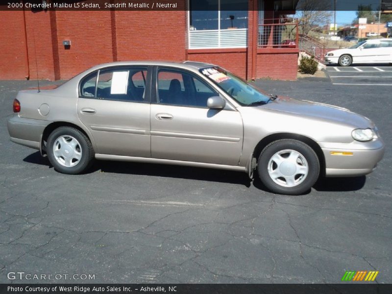 Sandrift Metallic / Neutral 2000 Chevrolet Malibu LS Sedan