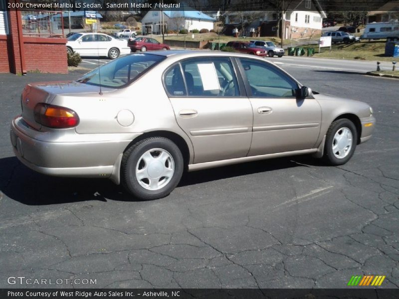 Sandrift Metallic / Neutral 2000 Chevrolet Malibu LS Sedan