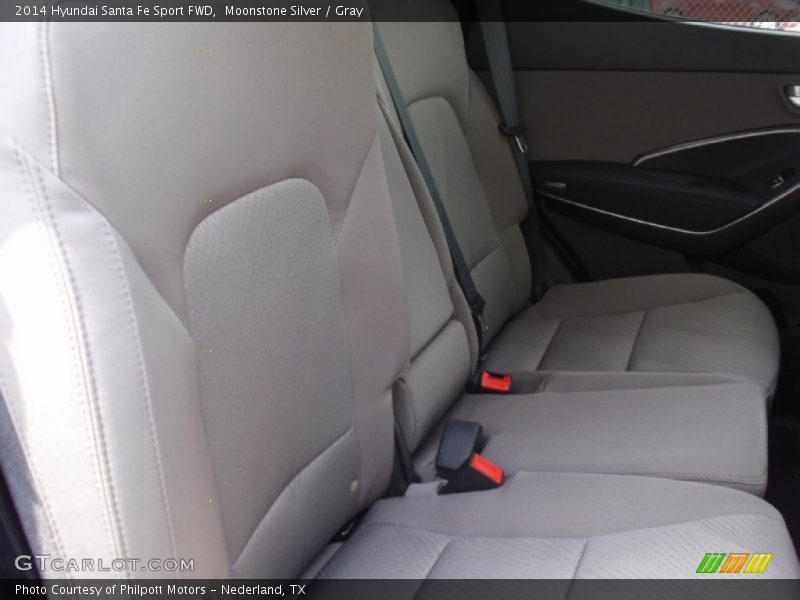 Moonstone Silver / Gray 2014 Hyundai Santa Fe Sport FWD