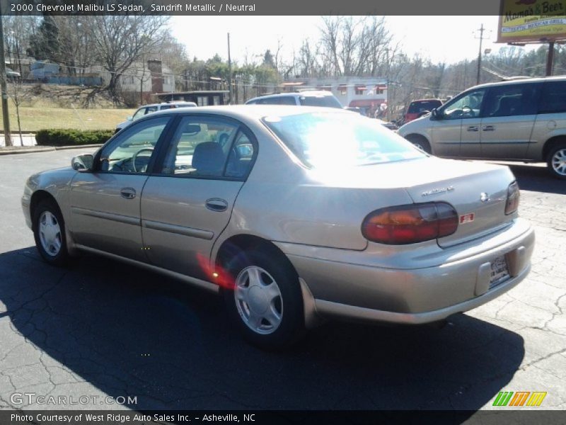 Sandrift Metallic / Neutral 2000 Chevrolet Malibu LS Sedan