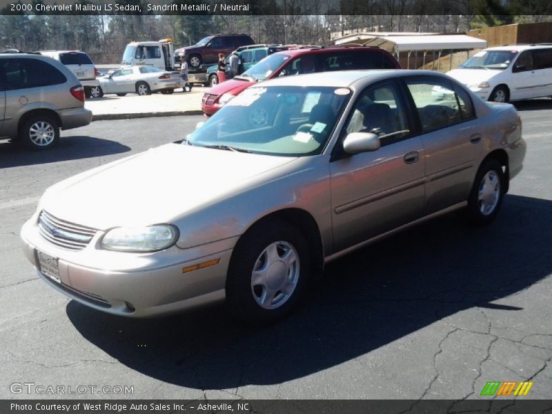 Sandrift Metallic / Neutral 2000 Chevrolet Malibu LS Sedan
