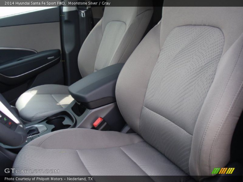 Moonstone Silver / Gray 2014 Hyundai Santa Fe Sport FWD