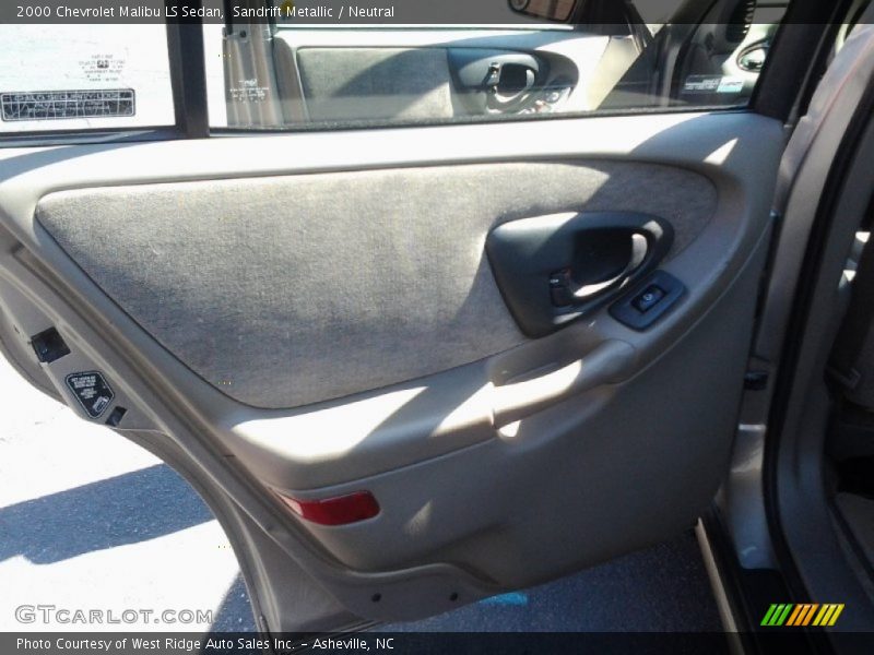 Sandrift Metallic / Neutral 2000 Chevrolet Malibu LS Sedan