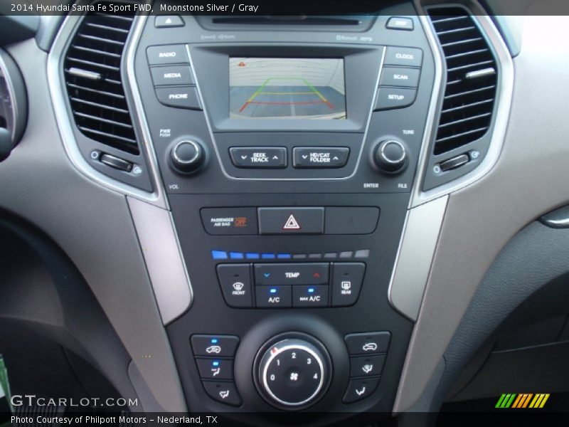 Moonstone Silver / Gray 2014 Hyundai Santa Fe Sport FWD