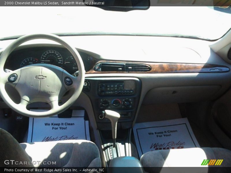Sandrift Metallic / Neutral 2000 Chevrolet Malibu LS Sedan