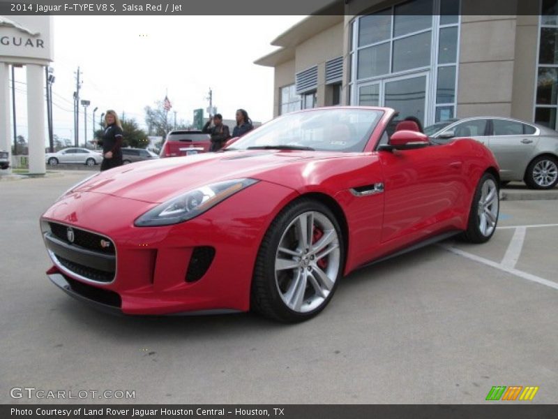 Salsa Red / Jet 2014 Jaguar F-TYPE V8 S