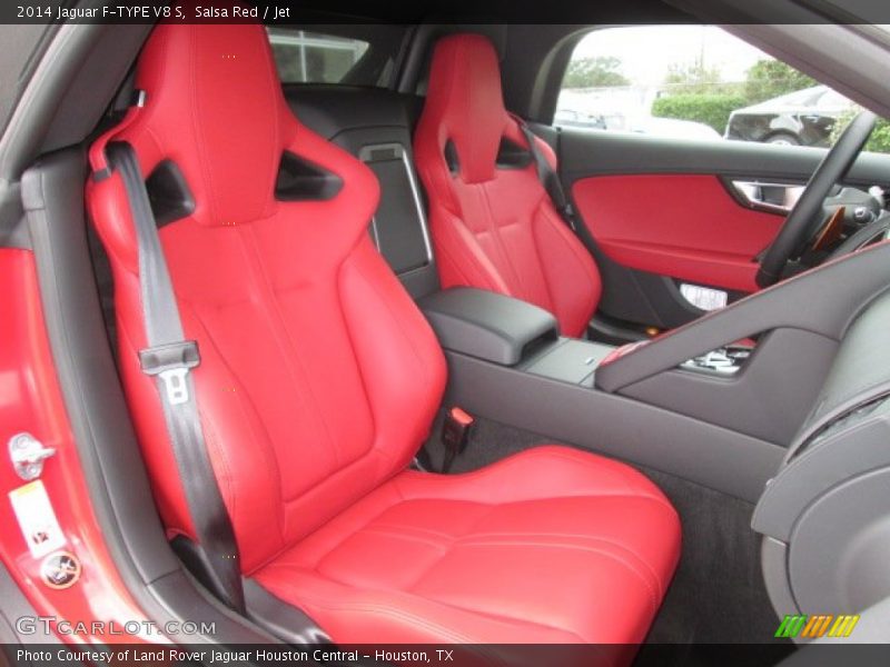 Front Seat of 2014 F-TYPE V8 S