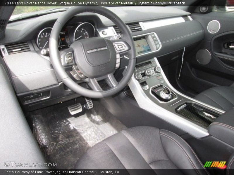 Dynamic Ebony/Cirrus Stitch Interior - 2014 Range Rover Evoque Coupe Dynamic 