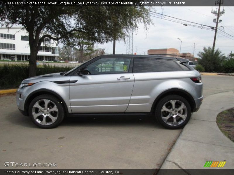  2014 Range Rover Evoque Coupe Dynamic Indus Silver Metallic