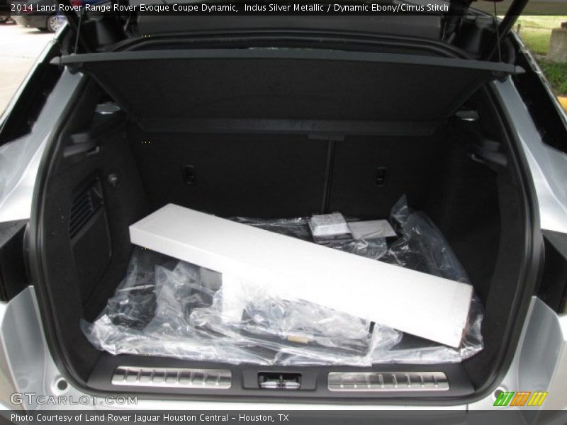 Indus Silver Metallic / Dynamic Ebony/Cirrus Stitch 2014 Land Rover Range Rover Evoque Coupe Dynamic