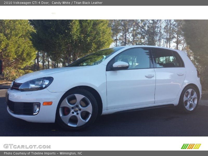 Candy White / Titan Black Leather 2010 Volkswagen GTI 4 Door