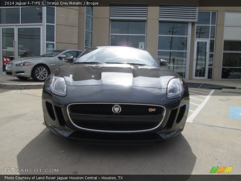 Stratus Grey Metallic / Brogue 2014 Jaguar F-TYPE S