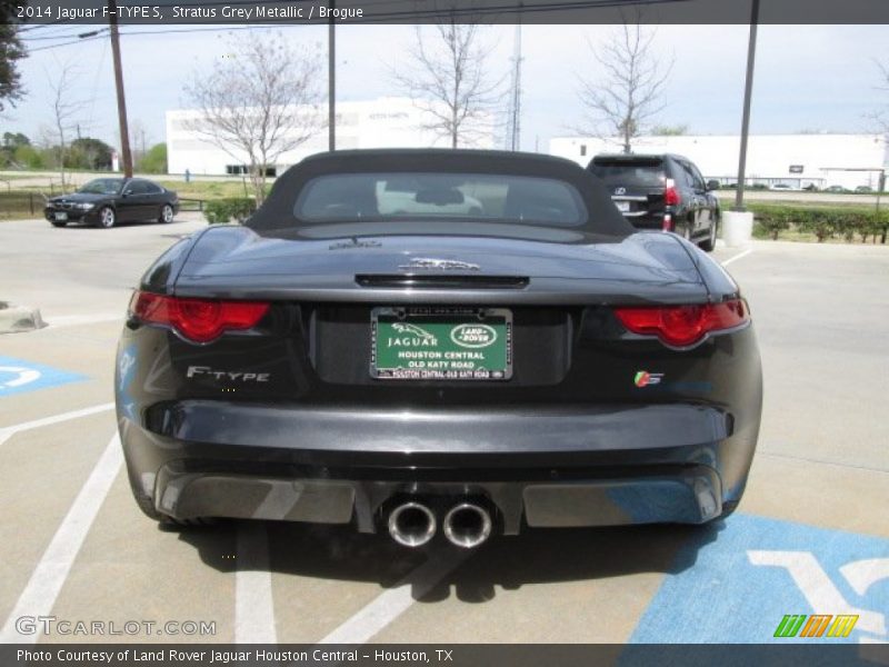 Stratus Grey Metallic / Brogue 2014 Jaguar F-TYPE S