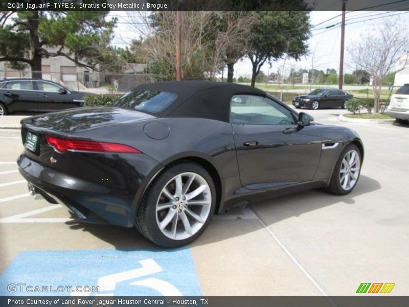 Stratus Grey Metallic / Brogue 2014 Jaguar F-TYPE S