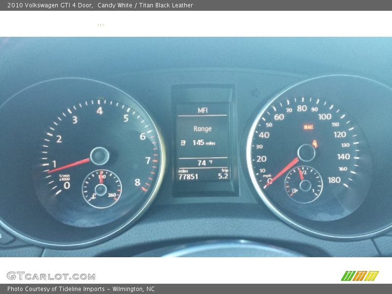 Candy White / Titan Black Leather 2010 Volkswagen GTI 4 Door