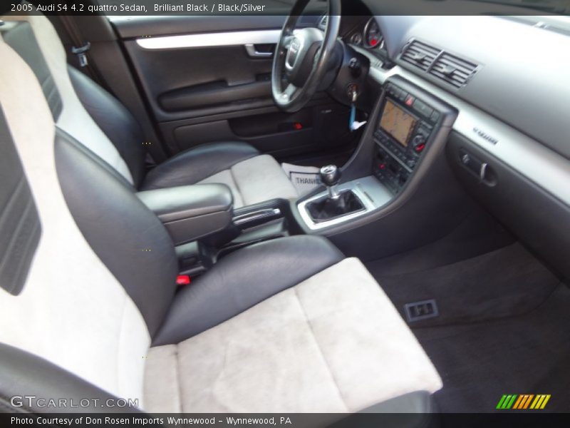 Front Seat of 2005 S4 4.2 quattro Sedan