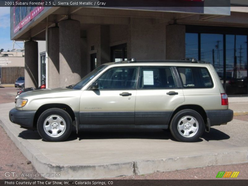 Sierra Gold Metallic / Gray 2001 Subaru Forester 2.5 L