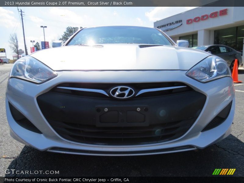 Circuit Silver / Black Cloth 2013 Hyundai Genesis Coupe 2.0T Premium