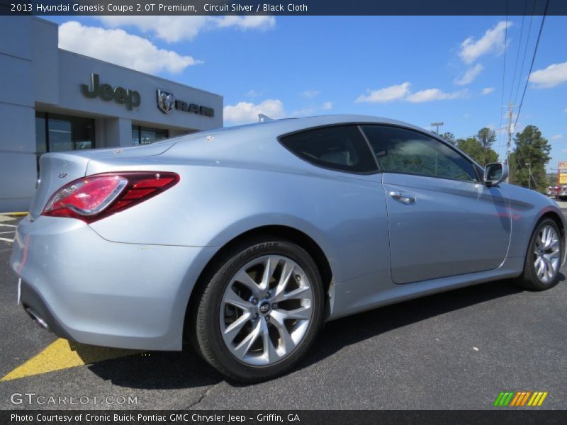 Circuit Silver / Black Cloth 2013 Hyundai Genesis Coupe 2.0T Premium