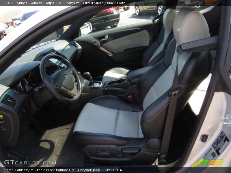 Circuit Silver / Black Cloth 2013 Hyundai Genesis Coupe 2.0T Premium