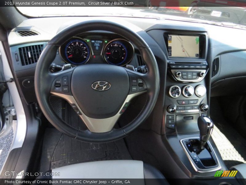 Circuit Silver / Black Cloth 2013 Hyundai Genesis Coupe 2.0T Premium