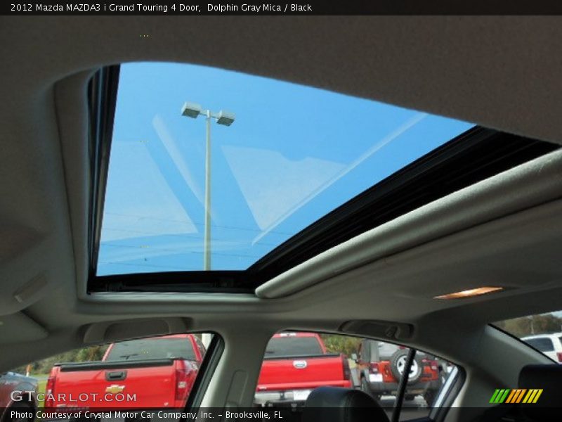 Sunroof of 2012 MAZDA3 i Grand Touring 4 Door