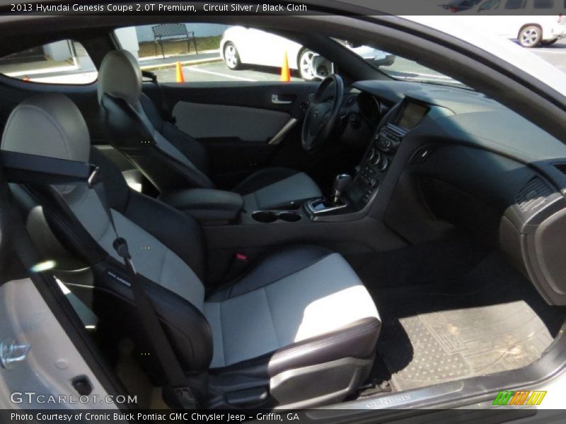 Circuit Silver / Black Cloth 2013 Hyundai Genesis Coupe 2.0T Premium