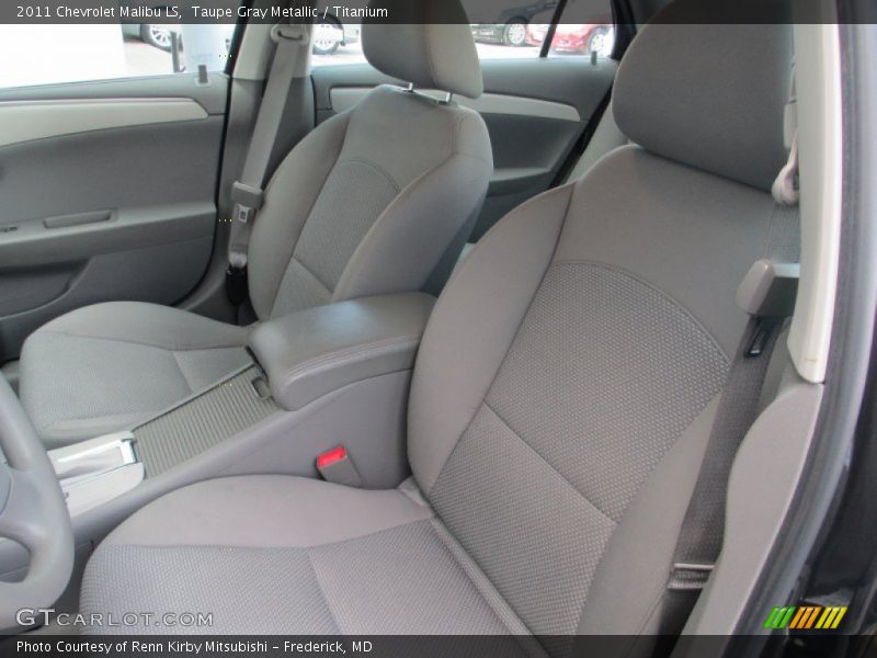 Taupe Gray Metallic / Titanium 2011 Chevrolet Malibu LS