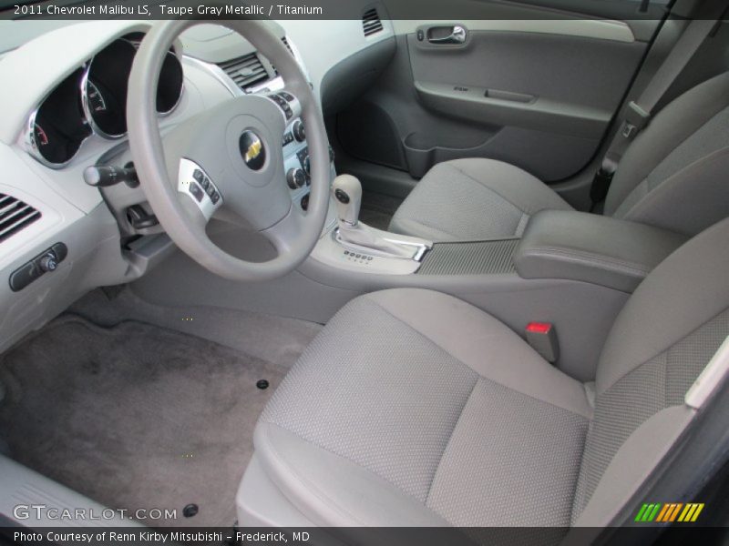 Taupe Gray Metallic / Titanium 2011 Chevrolet Malibu LS