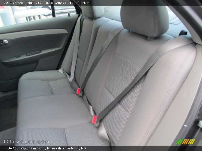 Taupe Gray Metallic / Titanium 2011 Chevrolet Malibu LS