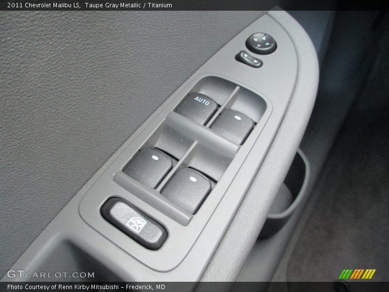 Taupe Gray Metallic / Titanium 2011 Chevrolet Malibu LS