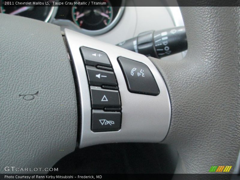 Taupe Gray Metallic / Titanium 2011 Chevrolet Malibu LS