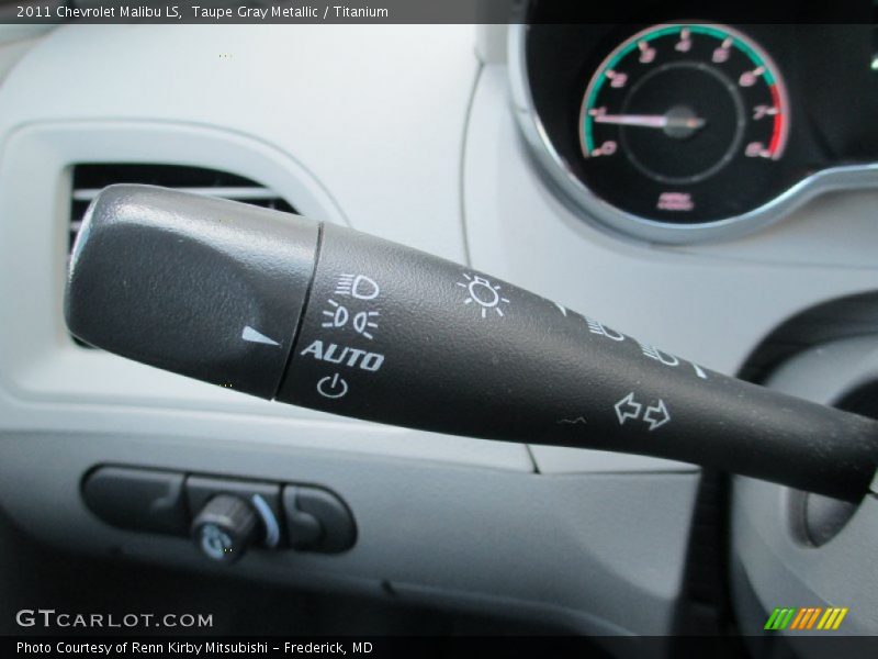 Taupe Gray Metallic / Titanium 2011 Chevrolet Malibu LS