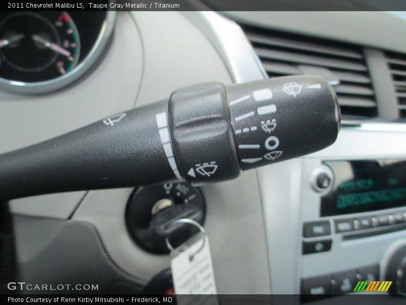 Taupe Gray Metallic / Titanium 2011 Chevrolet Malibu LS