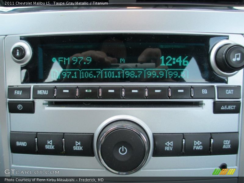 Taupe Gray Metallic / Titanium 2011 Chevrolet Malibu LS