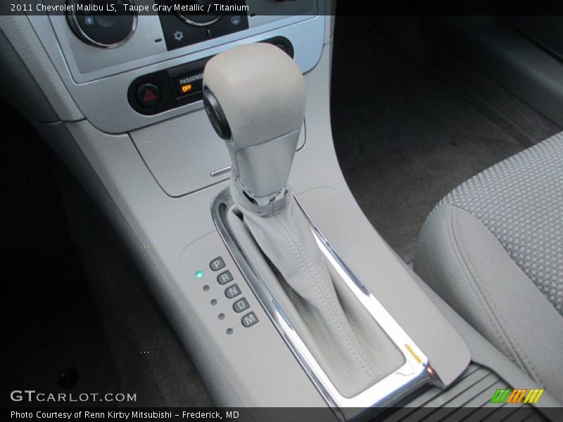 Taupe Gray Metallic / Titanium 2011 Chevrolet Malibu LS