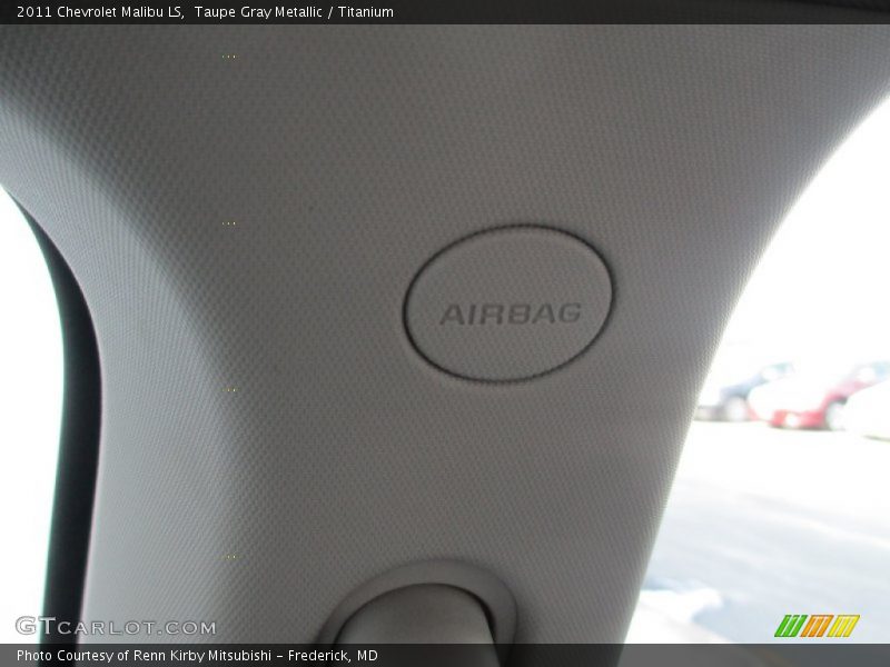 Taupe Gray Metallic / Titanium 2011 Chevrolet Malibu LS