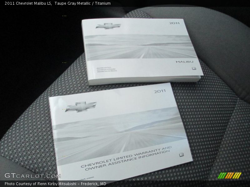 Taupe Gray Metallic / Titanium 2011 Chevrolet Malibu LS