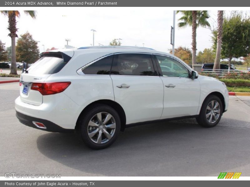 White Diamond Pearl / Parchment 2014 Acura MDX Advance