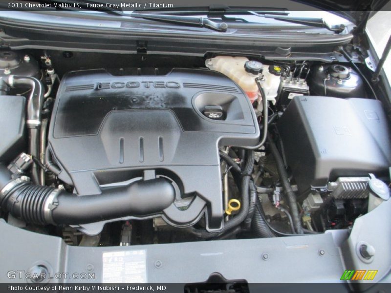 Taupe Gray Metallic / Titanium 2011 Chevrolet Malibu LS