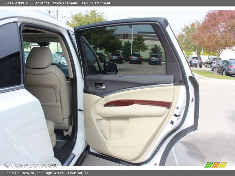 White Diamond Pearl / Parchment 2014 Acura MDX Advance