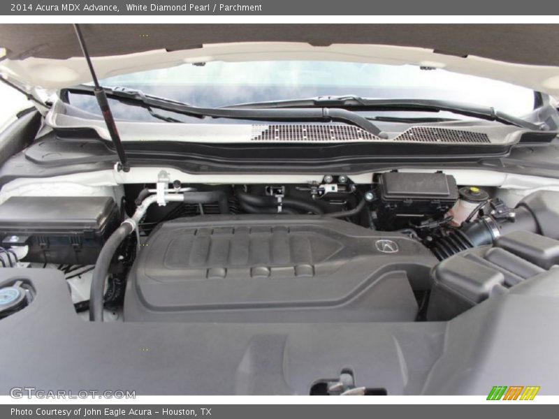 White Diamond Pearl / Parchment 2014 Acura MDX Advance