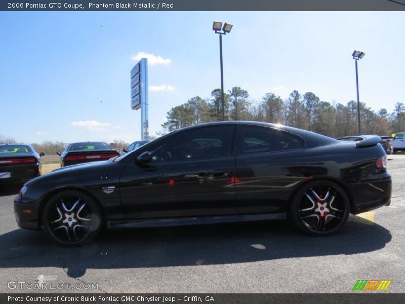 Phantom Black Metallic / Red 2006 Pontiac GTO Coupe