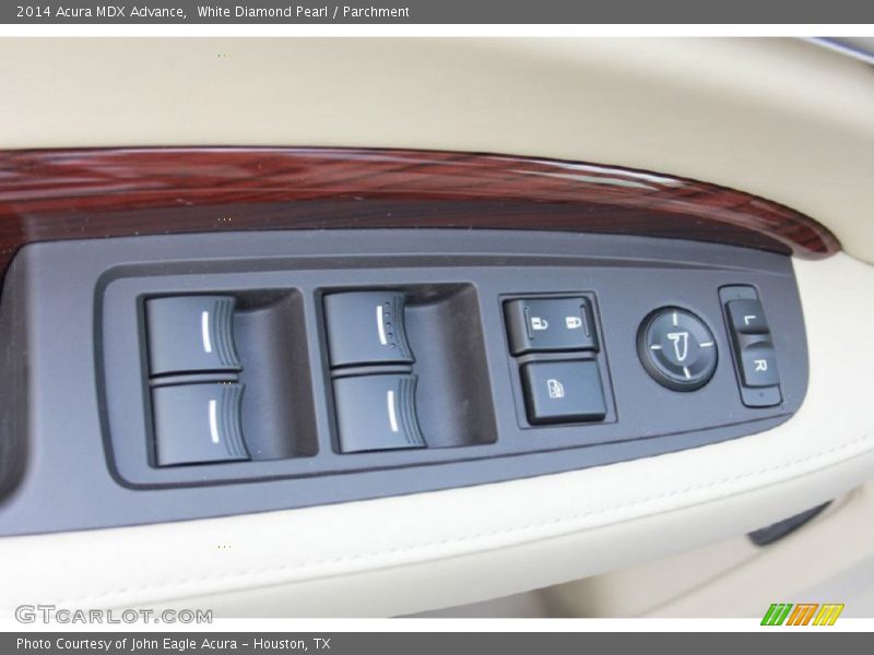 White Diamond Pearl / Parchment 2014 Acura MDX Advance