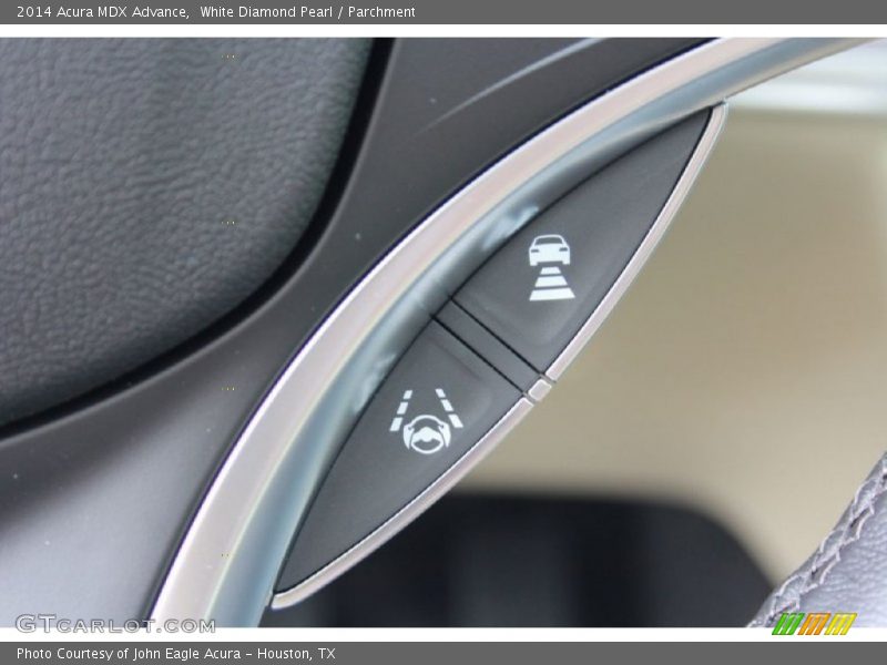 White Diamond Pearl / Parchment 2014 Acura MDX Advance