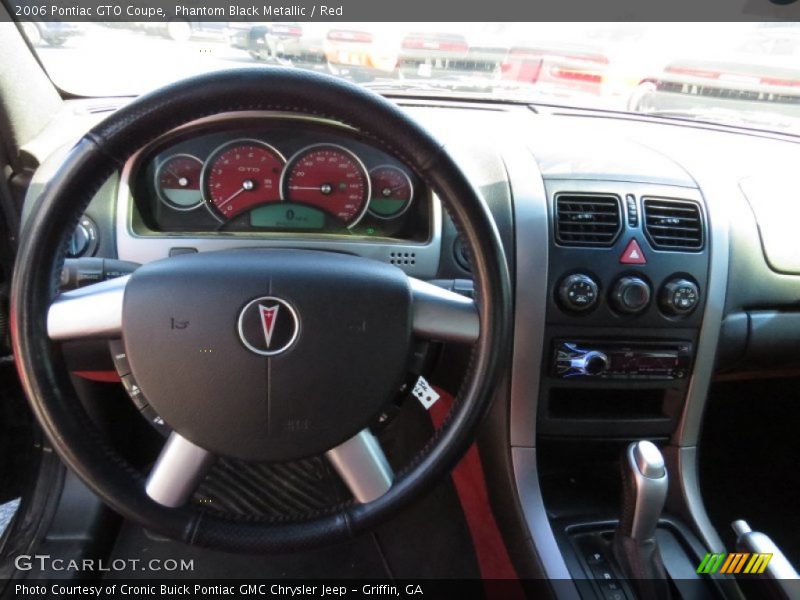 Phantom Black Metallic / Red 2006 Pontiac GTO Coupe