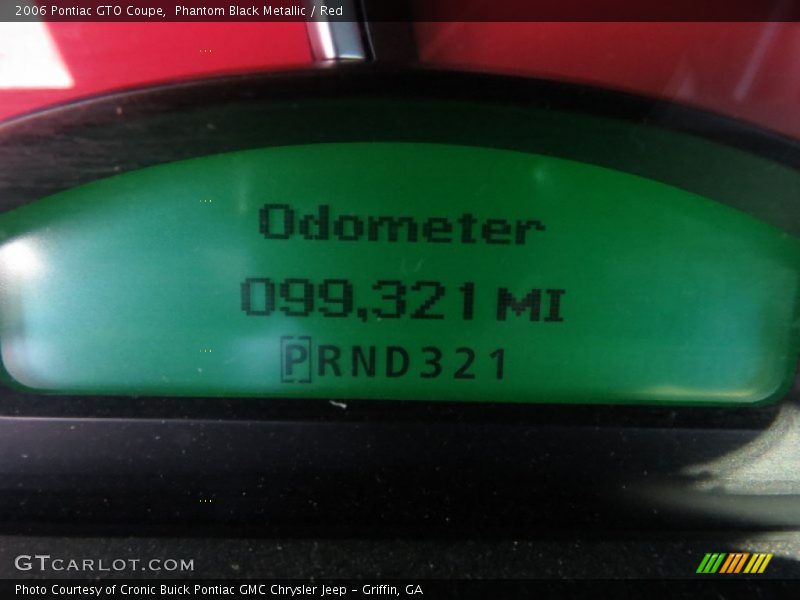 Phantom Black Metallic / Red 2006 Pontiac GTO Coupe