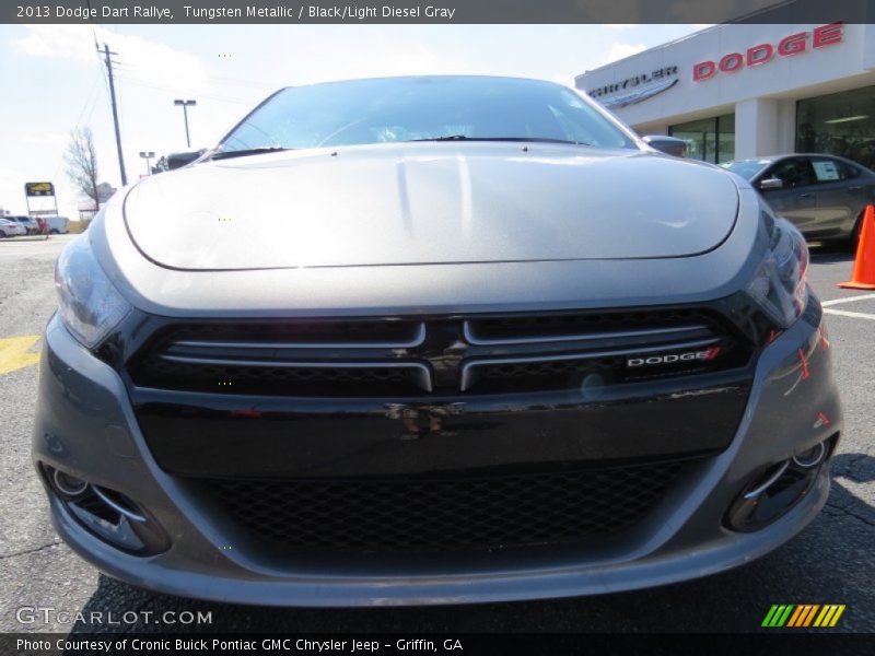 Tungsten Metallic / Black/Light Diesel Gray 2013 Dodge Dart Rallye