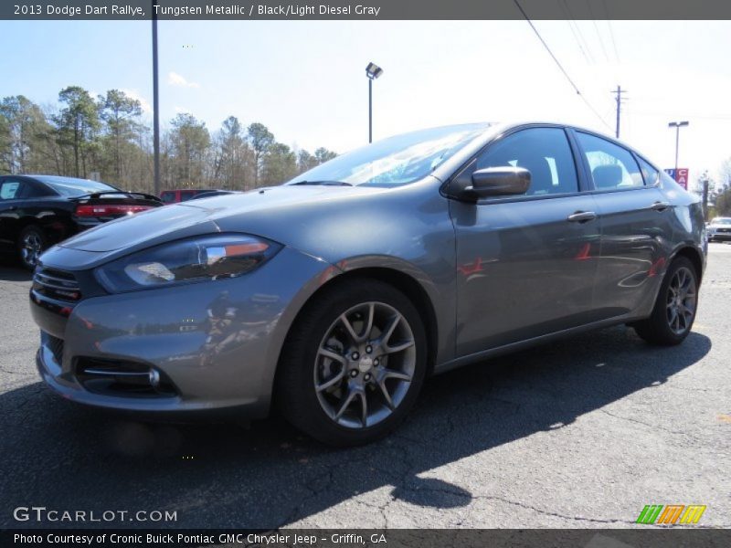 Tungsten Metallic / Black/Light Diesel Gray 2013 Dodge Dart Rallye